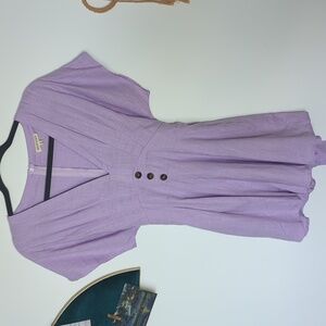 Lavender linen Romper
